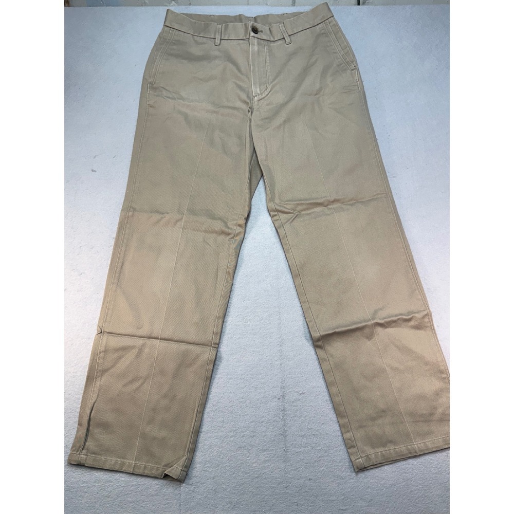 Haggar H26 Khaki Pants Straight Leg Casual Workwear Trousers 34x32